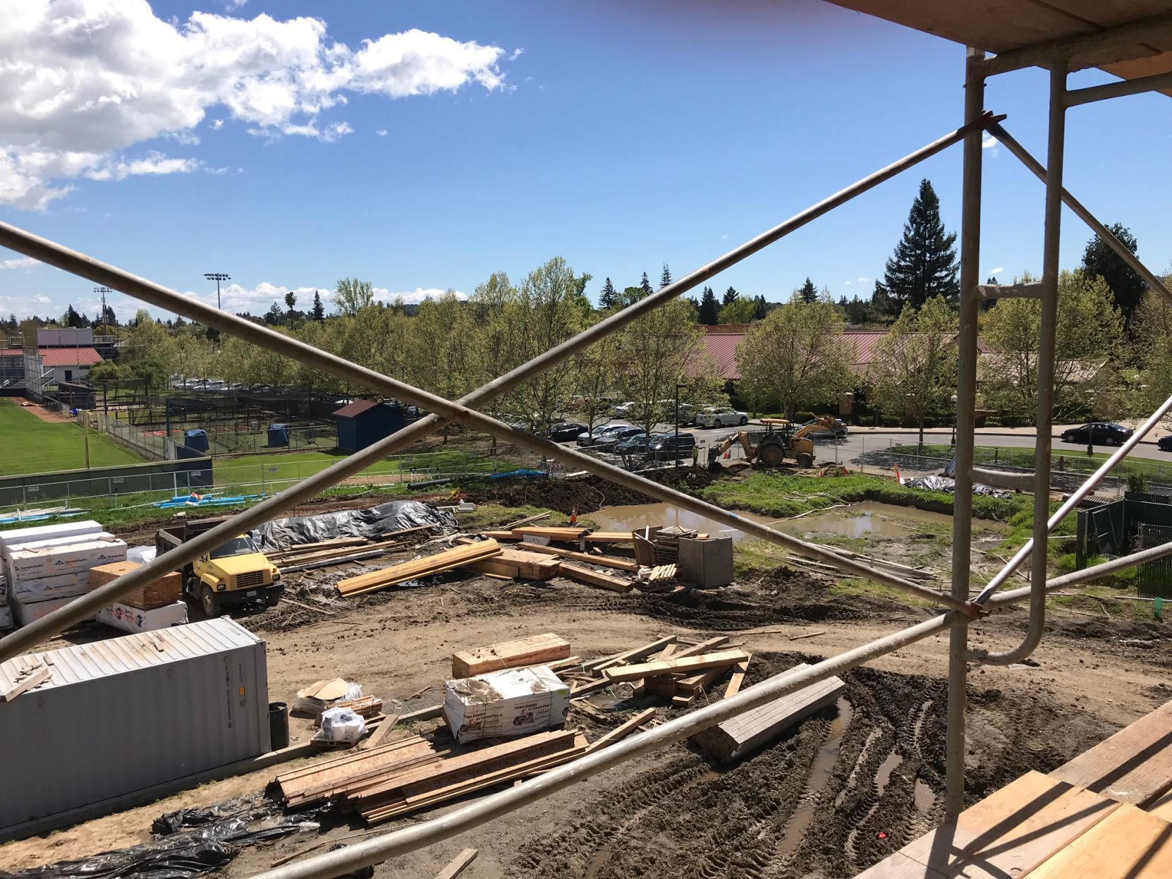 Construction at the new Watermark at Napa Valley senior living community on Solano Avenue